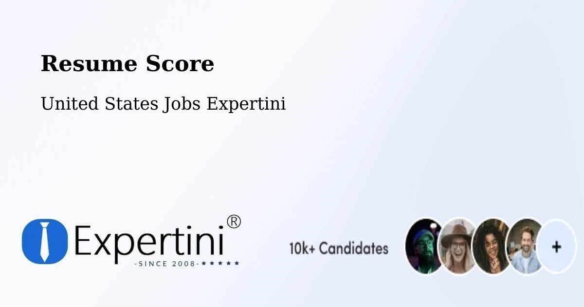 Resume Score & Job Description Match Tool – Winfield - United States Jobs Expertini